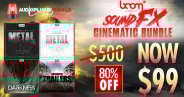 Get 80% OFF BOOM Library Sound FX Cinematic Bundle