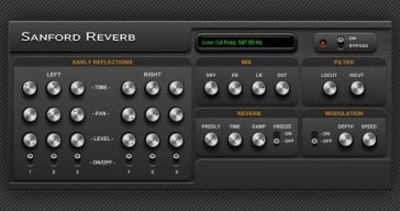 Sanford Reverb free VST plugin for Windows.